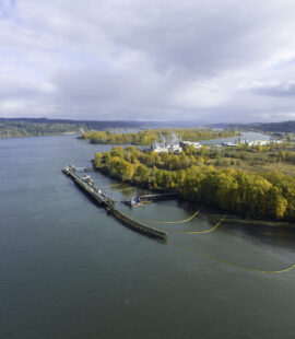 Aerial photo of the proposed NEXT refinery site.