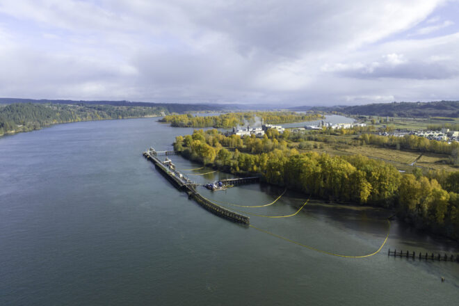 Aerial photo of the proposed NEXT refinery site.